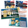 2016 Reagan Presidential Dollars- P D & S- Display
