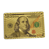Ben Franklin $100 Gold Foil Card Deck