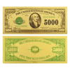 Gold Foil Note - $5,000 Madison - Uncirculated