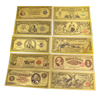 Top 10 Notes in US History - Gold Foil Series