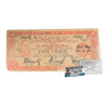 1942 WWII Philippine 5 Peso Guerilla Note - MacArt