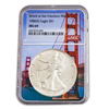 1986 Silver Eagle - San Francisco - Bridge Label -