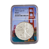 1987 Silver Eagle - San Francisco - Bridge Label -